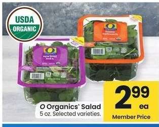 O Organics® Salad - 5 oz. Selected varieties.