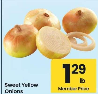 Sweet Yellow Onions