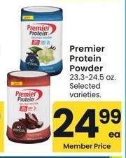 Premier Protein Powder - 23.3-24.5 oz. Selected varieties.