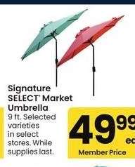 Signature SELECT® Market Umbrella - 9 ft. Selected varieties
