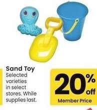 Sand Toy - Selected varieties
