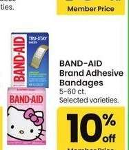 Band-Aid Brand Adhesive Bandages - 5-60 ct. Selected varieties.