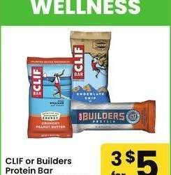 CLIF or Builders Protein Bar - 2.4 oz. Selected varieties.
Member Price: $1.67 ea.