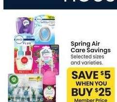 Spring Air Care Savings - Selected sizes and varieties.