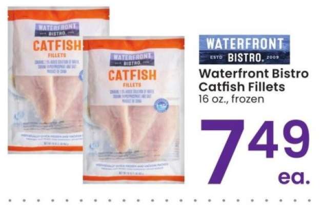 Waterfront Bistro Catfish Fillets - 16 oz., frozen