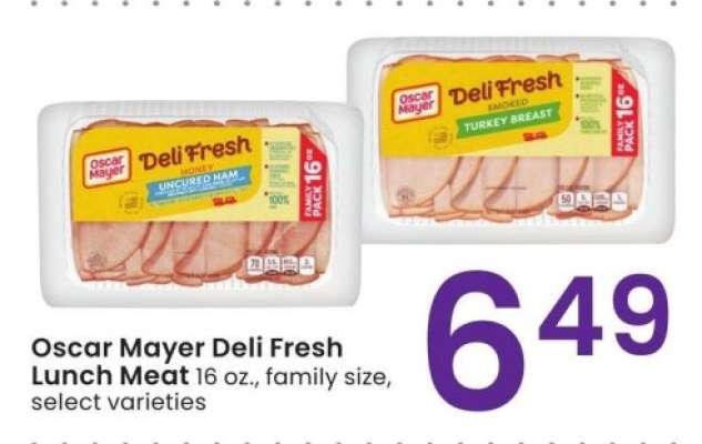 Oscar Mayer Deli Fresh Lunch Meat - 16 oz., family size, select varieties