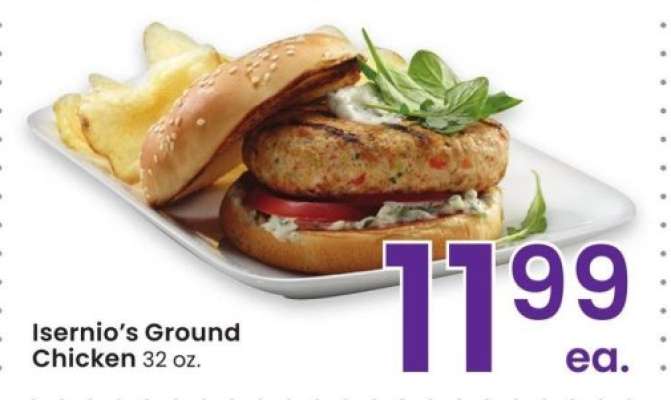 Isernio's Ground Chicken - 32 oz.