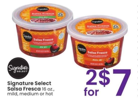 Signature SELECT Salsa Fresca - 16 oz., mild, medium or hot