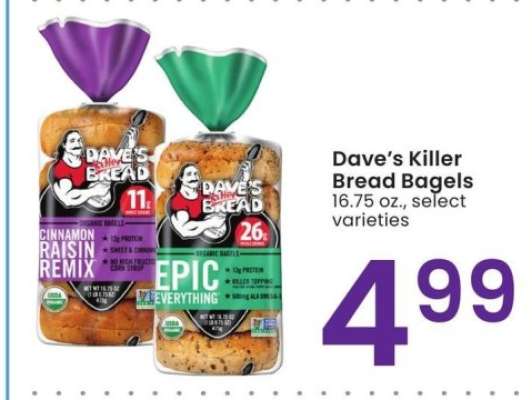 Dave's Killer Bread Bagels - 16.75 oz., select varieties
