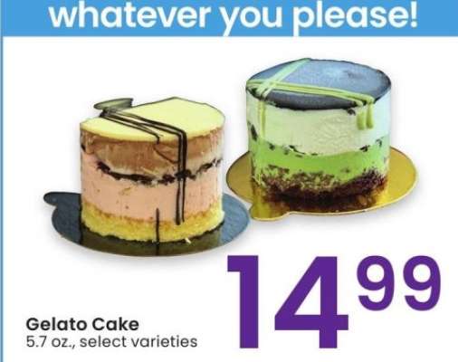 Gelato Cake - 5.7 oz., select varieties