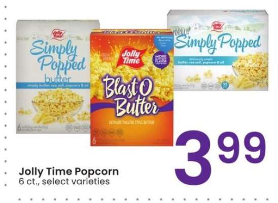 Jolly Time Popcorn - 6 ct., select varieties