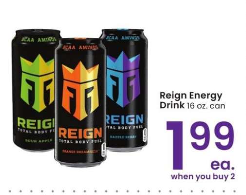 Reign Energy Drink - 16 oz. can