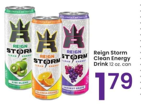 Reign Storm Clean Energy Drink - 12 oz. can