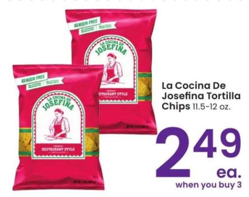 La Cocina De Josefina Tortilla Chips - 11.5-12 oz.