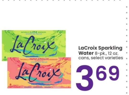 LaCroix Sparkling Water* - 8-pk., 12 oz. cans, select varieties