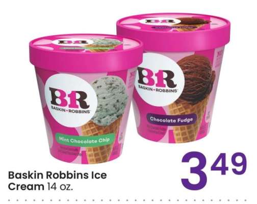 Baskin Robbins Ice Cream - 14 oz.
