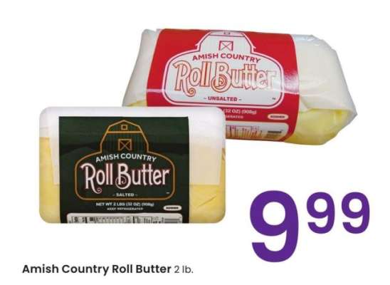 Amish Country Roll Butter - 2 lb.