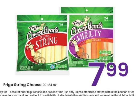 Frigo String Cheese - 20-24 oz.
