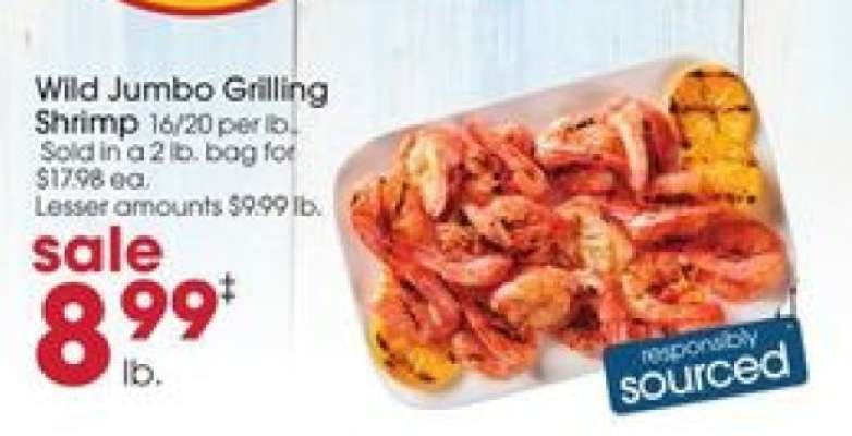Wild Jumbo Grilling Shrimp