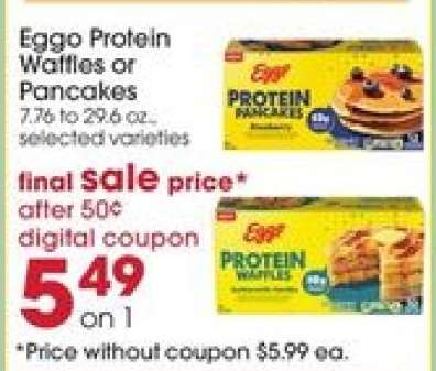 Eggo Protein Waffles or Pancakes