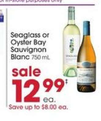 Seaglass or Oyster Bay Sauvignon Blanc