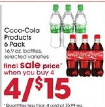 Coca-Cola Products 6 Pack
