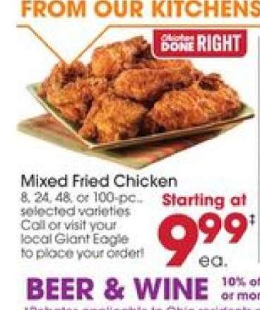 Mixed Fried Chicken