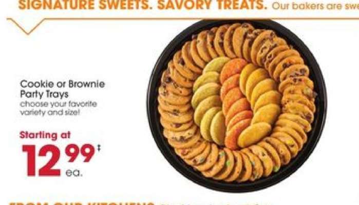 Cookie or Brownie Party Trays