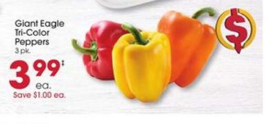 Giant Eagle Tri Color Peppers