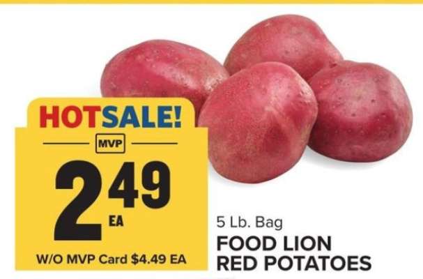 Food Lion Red Potatoes