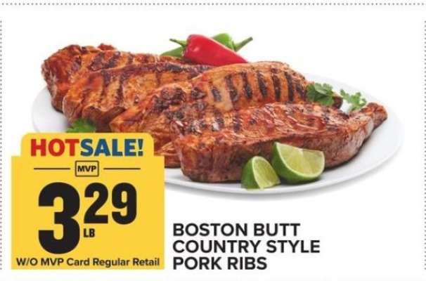 Boston Butt Country Style Pork Ribs