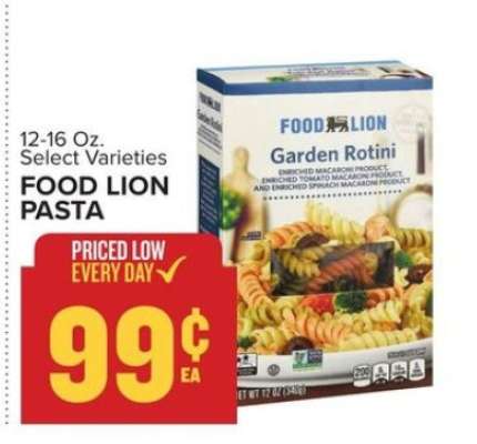 Food Lion Pasta