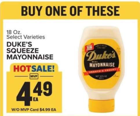 Duke's Squeeze Mayonnaise
