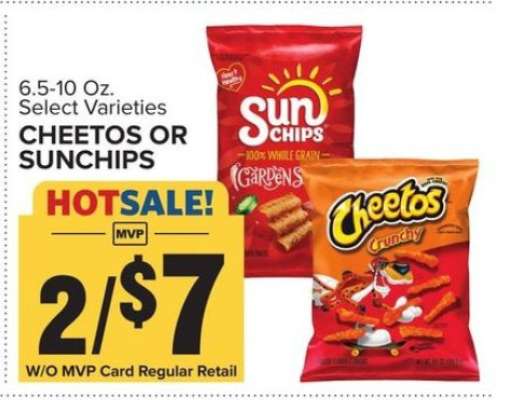 Cheetos or SunChips