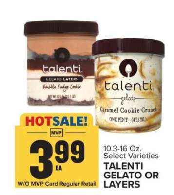Talenti Gelato or Layers