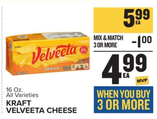 Kraft Velveeta Cheese