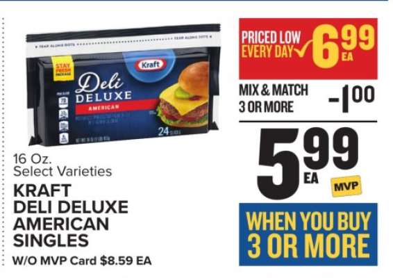 Kraft Deli Deluxe American Singles