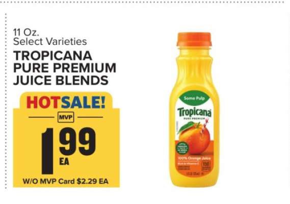 Tropicana Pure Premium Juice Blends