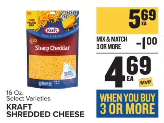 Kraft Shredded Cheese