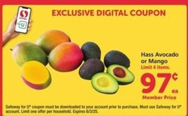 Hass Avocado or Mango