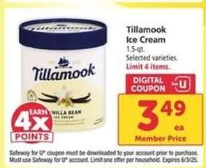 Tillamook Ice Cream