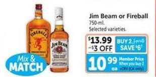 Jim Beam or Fireball