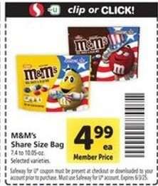 M&M's Share Size Bag