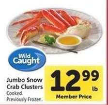 Jumbo Snow Crab Clusters