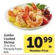 Jumbo Cooked Shrimp
