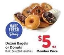 Dozen Bagels or Donuts