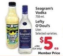 Seagram's Vodka / Lefty O'Doul's