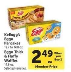 Kellogg's Eggo Pancakes & Eggo Thick & Fluffy Waffles