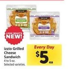 Izzio Grilled Cheese Sandwich