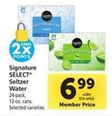 Signature SELECT Seltzer Water
